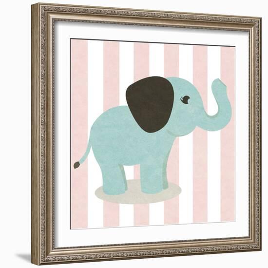 Happy Baby Animals I-SD Graphics Studio-Framed Art Print