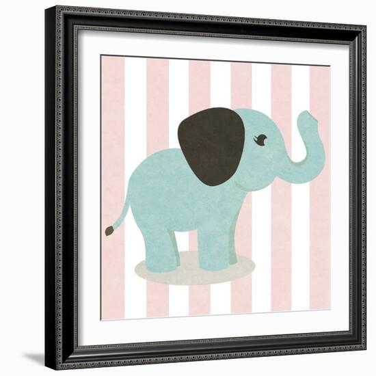 Happy Baby Animals I-SD Graphics Studio-Framed Art Print