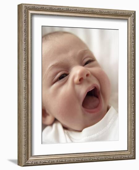 Happy Baby Girl-Ian Boddy-Framed Photographic Print