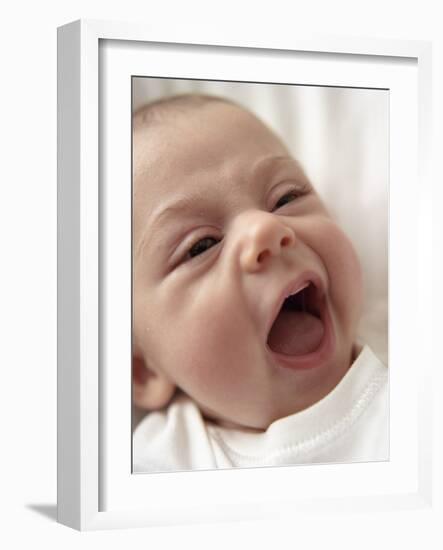 Happy Baby Girl-Ian Boddy-Framed Photographic Print