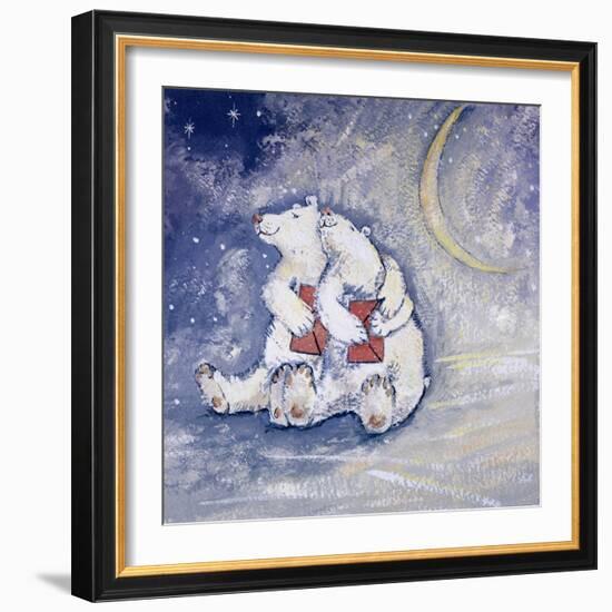 Happy Bears-David Cooke-Framed Giclee Print