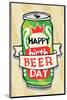 Happy Beer Day - Tommy Human Cartoon Print-Tommy Human-Mounted Giclee Print