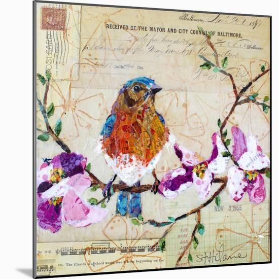 Happy Bird V-Elizabeth St. Hilaire-Mounted Art Print