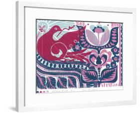 Happy Bird-Zoe Badger-Framed Giclee Print