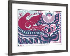 Happy Bird-Zoe Badger-Framed Giclee Print
