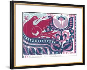 Happy Bird-Zoe Badger-Framed Giclee Print