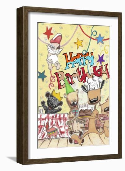 Happy Birthday 2-Miguel Balbás-Framed Giclee Print