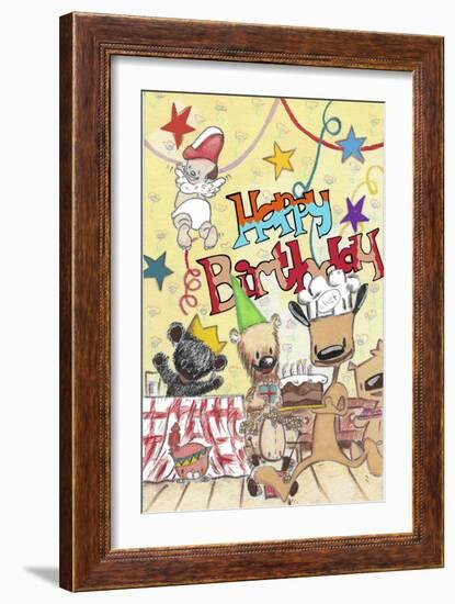 Happy Birthday 2-Miguel Balbás-Framed Giclee Print