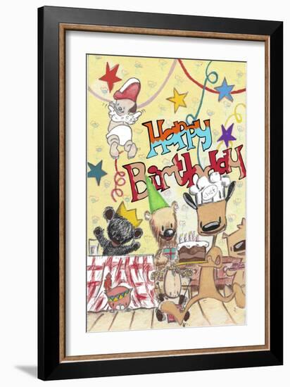 Happy Birthday 2-Miguel Balbás-Framed Giclee Print