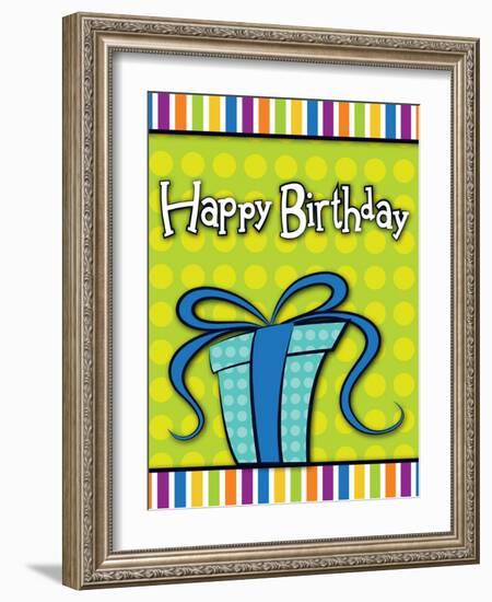 Happy Birthday Present-Josefina-Framed Art Print