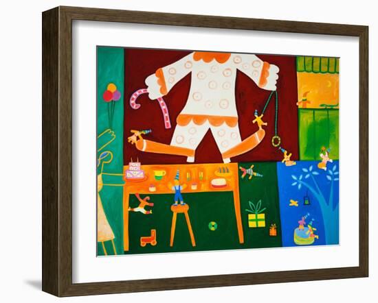 Happy Birthday to you, 2001,(oil on linen)-Cristina Rodriguez-Framed Giclee Print