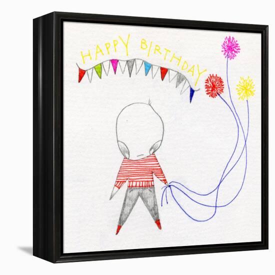 Happy Birthday-Bella Larsson-Framed Premier Image Canvas