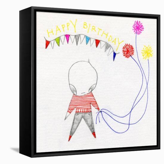 Happy Birthday-Bella Larsson-Framed Premier Image Canvas