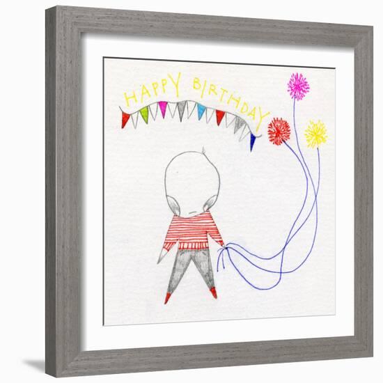 Happy Birthday-Bella Larsson-Framed Giclee Print