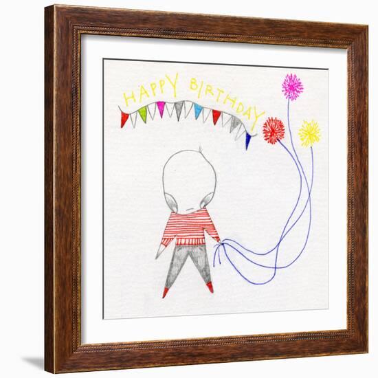 Happy Birthday-Bella Larsson-Framed Giclee Print