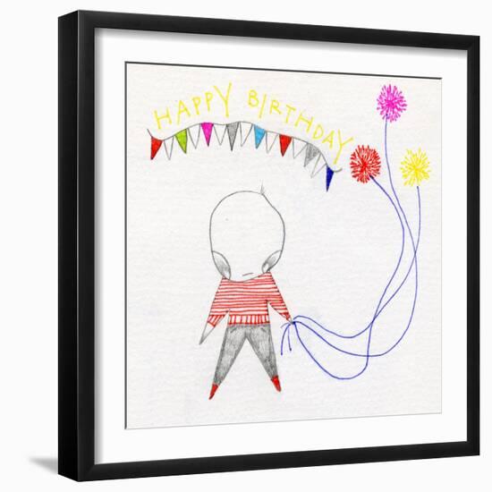 Happy Birthday-Bella Larsson-Framed Giclee Print