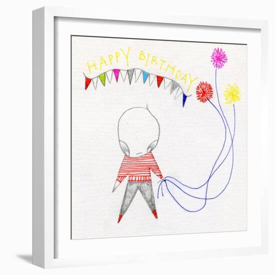 Happy Birthday-Bella Larsson-Framed Giclee Print