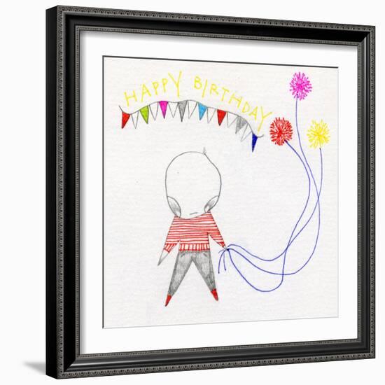 Happy Birthday-Bella Larsson-Framed Giclee Print