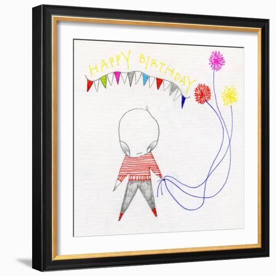 Happy Birthday-Bella Larsson-Framed Giclee Print