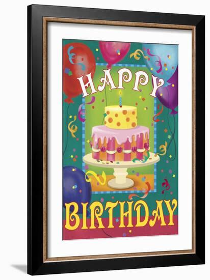 Happy Birthday-Fiona Stokes-Gilbert-Framed Giclee Print