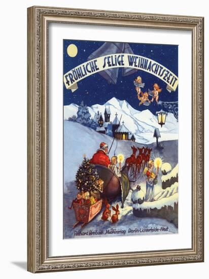 Happy Blessed Christmas Time-P.L.-Framed Art Print