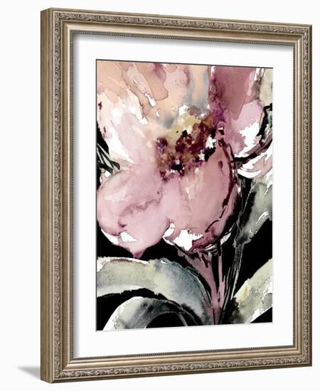 Happy Bloom on Black II-Lanie Loreth-Framed Art Print