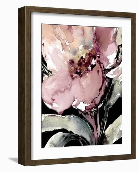 Happy Bloom on Black II-Lanie Loreth-Framed Art Print