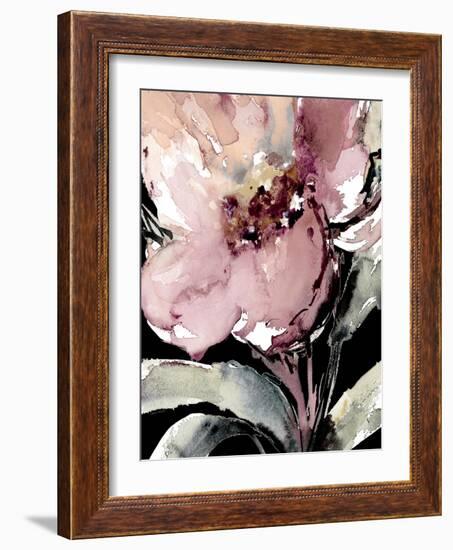 Happy Bloom on Black II-Lanie Loreth-Framed Art Print