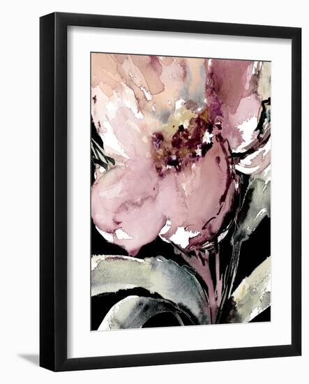 Happy Bloom on Black II-Lanie Loreth-Framed Art Print