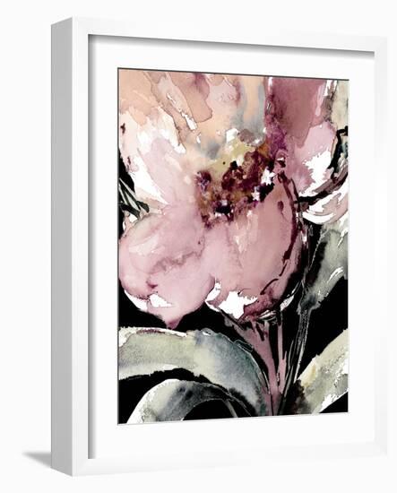 Happy Bloom on Black II-Lanie Loreth-Framed Art Print