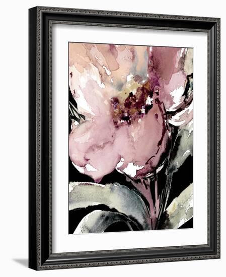 Happy Bloom on Black II-Lanie Loreth-Framed Art Print