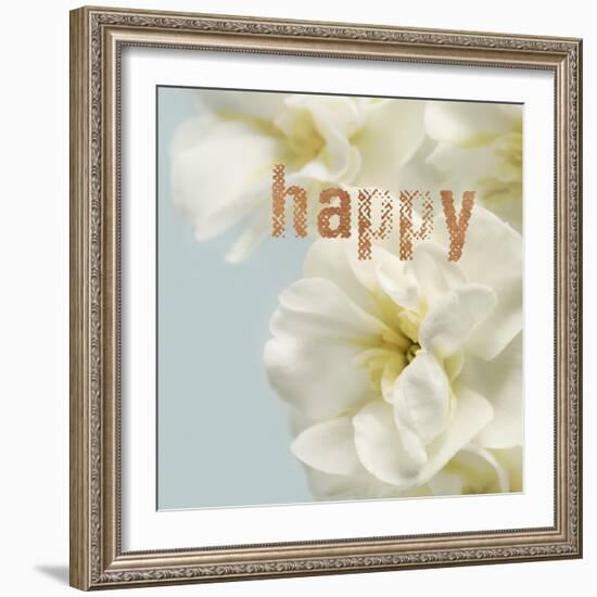 Happy Blooms-Julie Greenwood-Framed Art Print