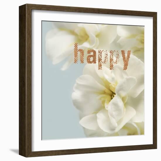 Happy Blooms-Julie Greenwood-Framed Art Print