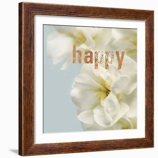 Happy Blooms-Julie Greenwood-Framed Art Print