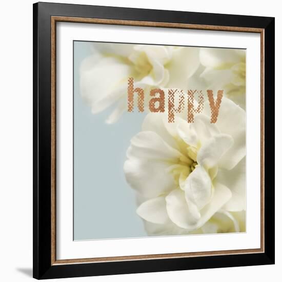 Happy Blooms-Julie Greenwood-Framed Art Print