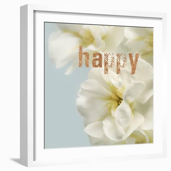 Happy Blooms-Julie Greenwood-Framed Art Print