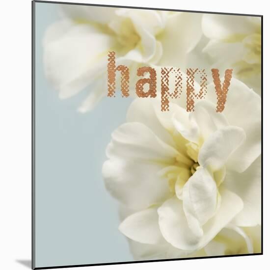 Happy Blooms-Julie Greenwood-Mounted Art Print