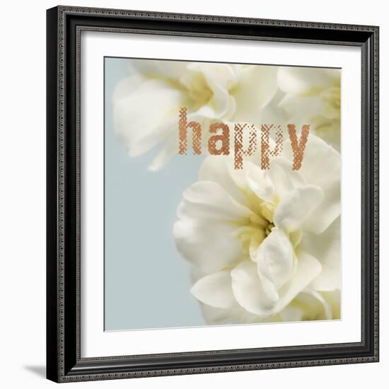 Happy Blooms-Julie Greenwood-Framed Art Print