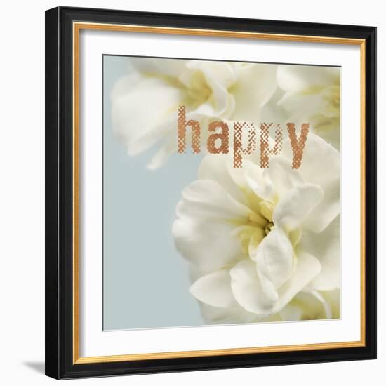 Happy Blooms-Julie Greenwood-Framed Art Print