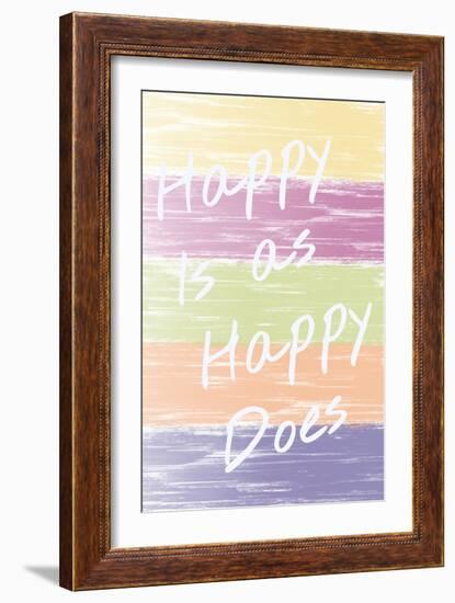 Happy Brush-Melody Hogan-Framed Art Print