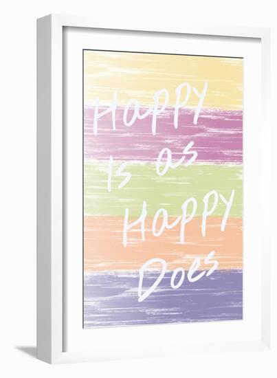 Happy Brush-Melody Hogan-Framed Art Print