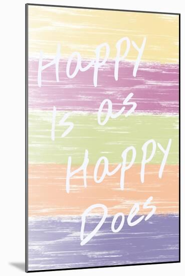 Happy Brush-Melody Hogan-Mounted Art Print