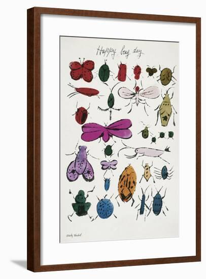 Happy Bug Day, 1954-Andy Warhol-Framed Art Print