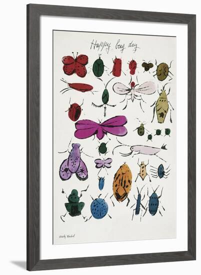 Happy Bug Day, 1954-Andy Warhol-Framed Art Print