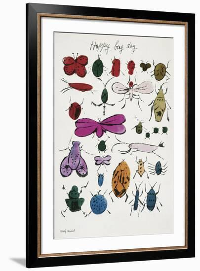 Happy Bug Day, 1954-Andy Warhol-Framed Art Print