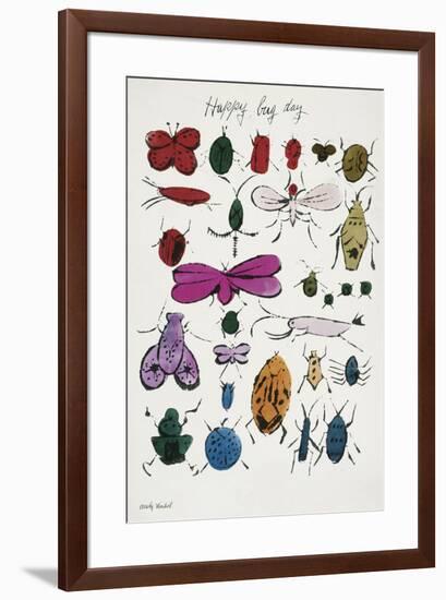 Happy Bug Day, 1954-Andy Warhol-Framed Art Print