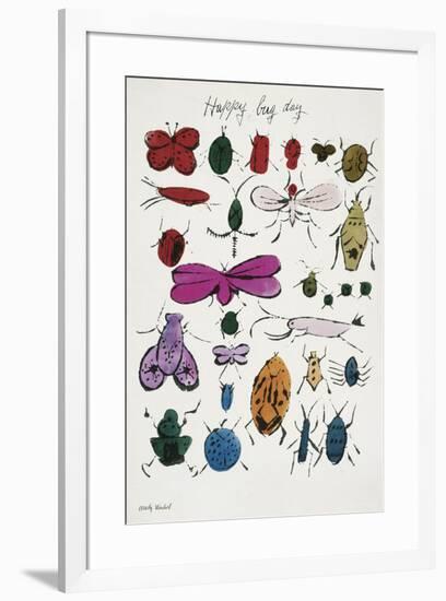 Happy Bug Day, 1954-Andy Warhol-Framed Art Print