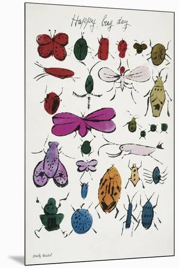 Happy Bug Day, 1954-Andy Warhol-Mounted Art Print