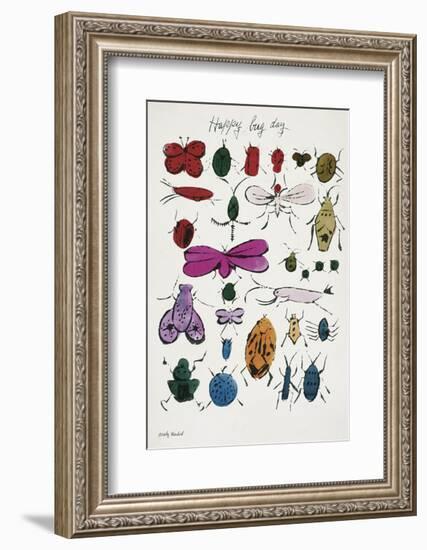 Happy Bug Day, 1954-Andy Warhol-Framed Art Print