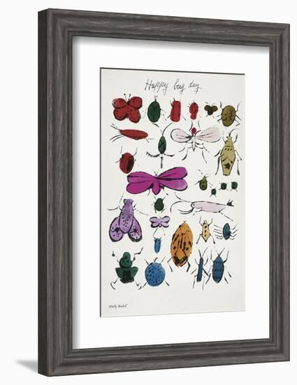 Happy Bug Day, 1954-Andy Warhol-Framed Art Print